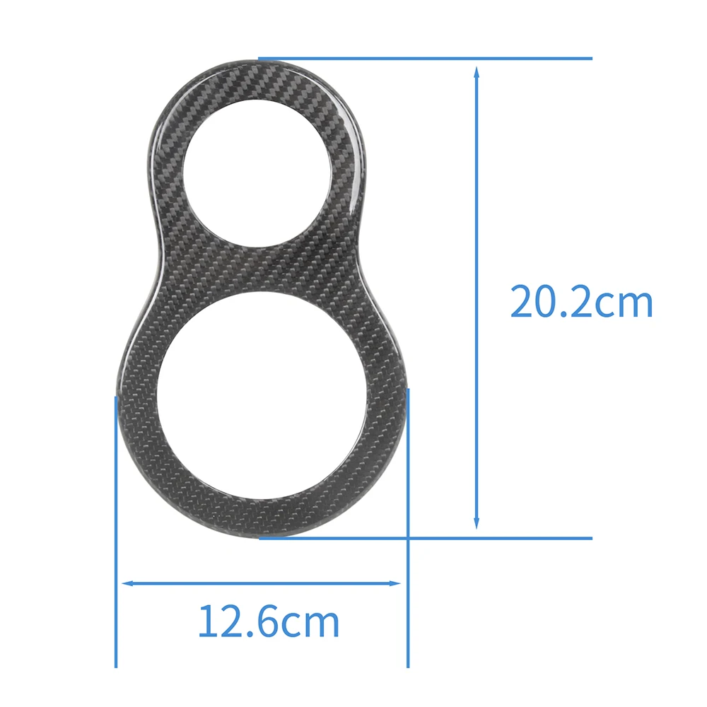 Real Carbon Fiber Cockpit Cover Gloss Twill Panel Modification Instrument Guard 1PC For Ducati 748 916 996 998 motorcycle accessories
