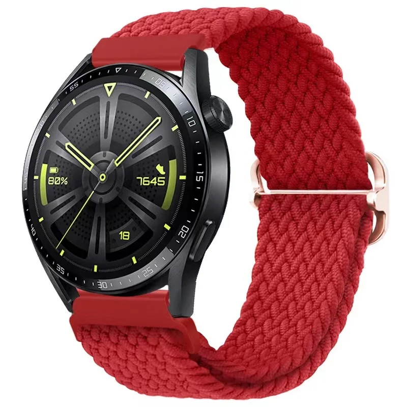 Adjustable Woven Nylon Watch Strap, 20mm/22mm - Universal Fit