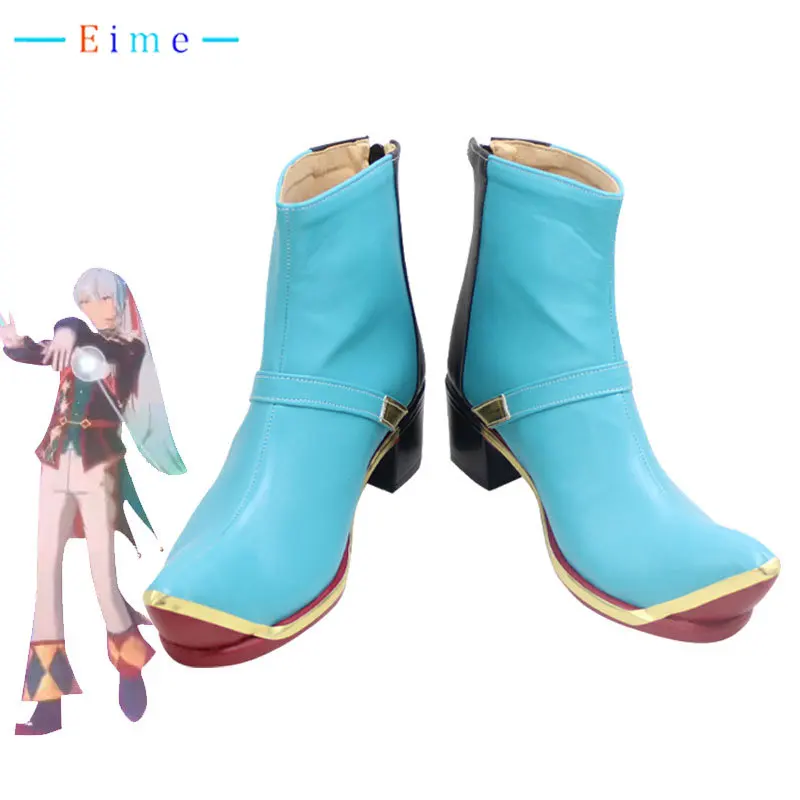 

Game Ensemble Stars Hibiki Wataru Cosplay Shoes PU Leather Shoes Halloween Carnival Boots Cosplay Prop Custom Made