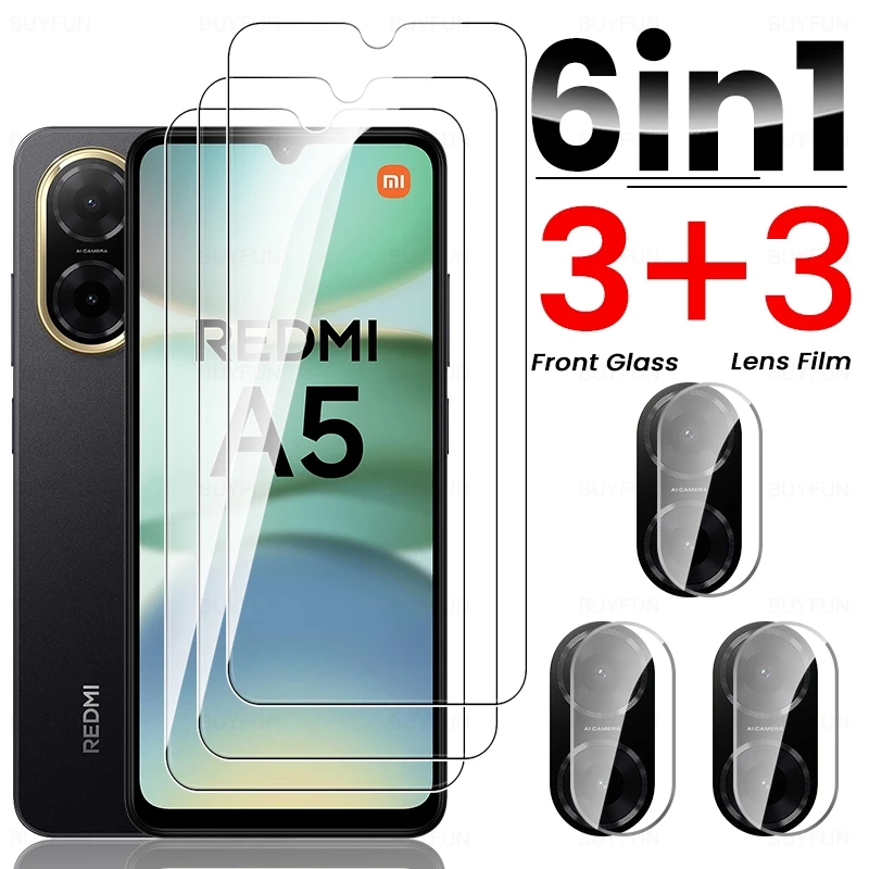 8-in-1 9H Tempered Glass Screen Protector and Camera Glass Film Set