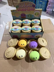 Soft Maltose Dumpling Squishy: Vibrant Squeeze Toy for ASMR Stress Relief and Sensory Fun (Random one)