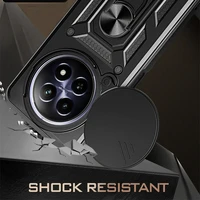 Armor Case For Realme 13 12 Pro 5G 12 Pro+ Plus Cover Lens Protection With Ring Magnetic Holder Coque Fundas Capa 2