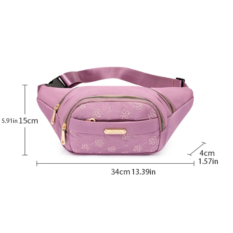1 waist bag, women's casual color, hip strap, shoulder width chest bag, handbag, all paired with crossbody bag