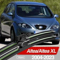 For Seat Altea Altea XL 2004-2023 Front Windshield Wiper Blades 2pcs Windscreen Window Accessories 2005 2006 2008 2009 2015 2016 1