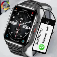 SENBONO AIR3 2024 New AMOLED Men Smart Watch Bluetooth Call 24H Health Tracker NFC Sport Smartwatch Men Women for IOS Android 1