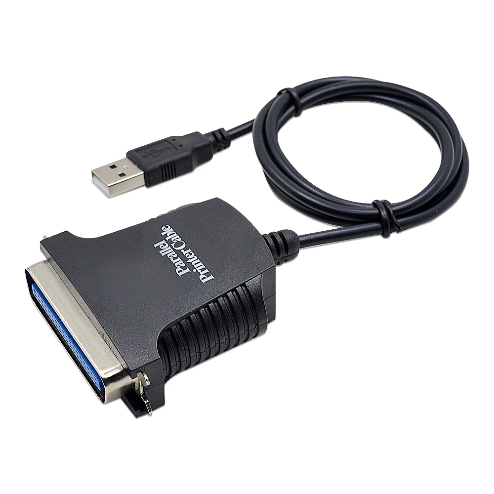 USB 2.0 إلى IEEE 1284 DB36 كابل طابعة متوازي LPT CN36 محول منفذ.