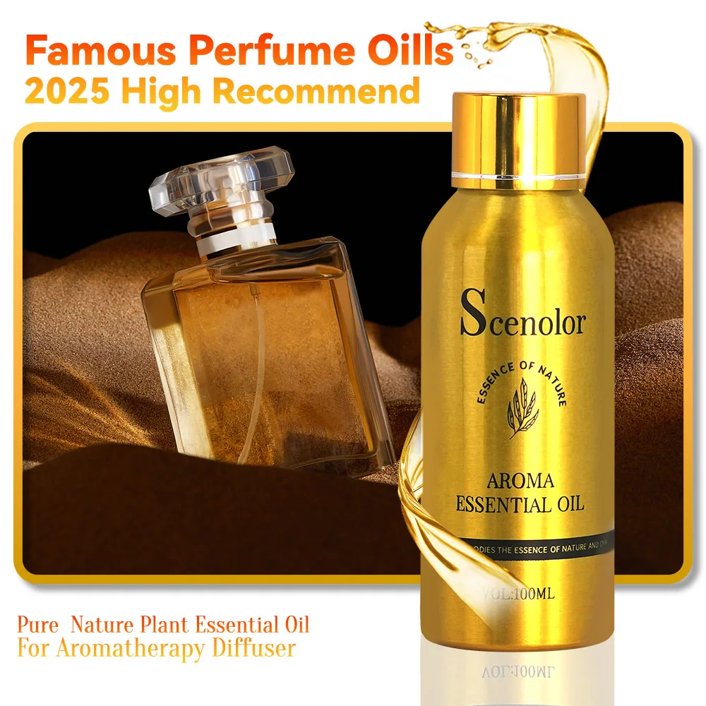100ML France Perfume Oil Men Women Fragrance Oasis Essential Oil Aromatherapy Diffuser DLor Svuvage Ton Fovd Ovd Wood essential oil
