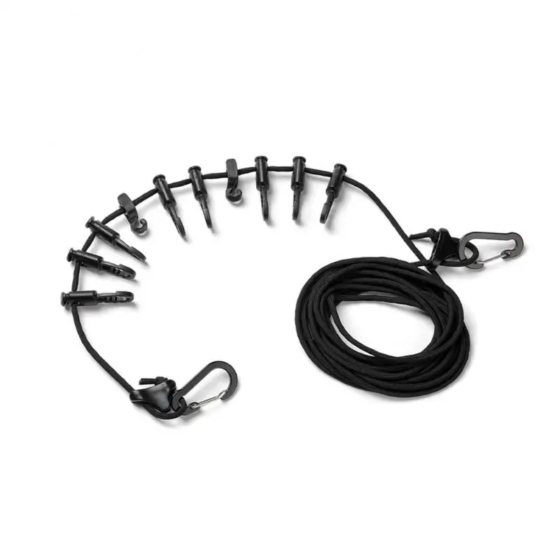 

500 Cm Tent Pegs Canopy Hanging Cord Multifunction Garden Storage Strap Clothesline Polyester Camping Rope Storage Lanyard