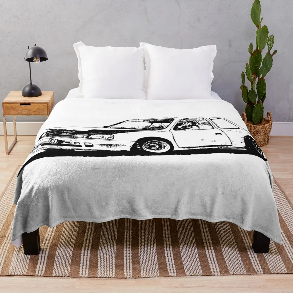 

Micra K11 Sketch Throw Blanket Fashion Sofa Blankets Decorative Sofa Blankets