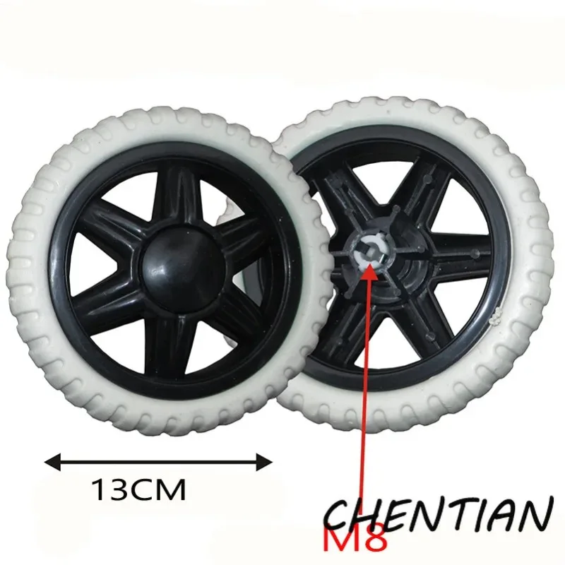 Rubber Caster Wheels 2pcs Children's Toy Wheels Luggage Wheel Travelling Cart Suitcase Replacement Parts