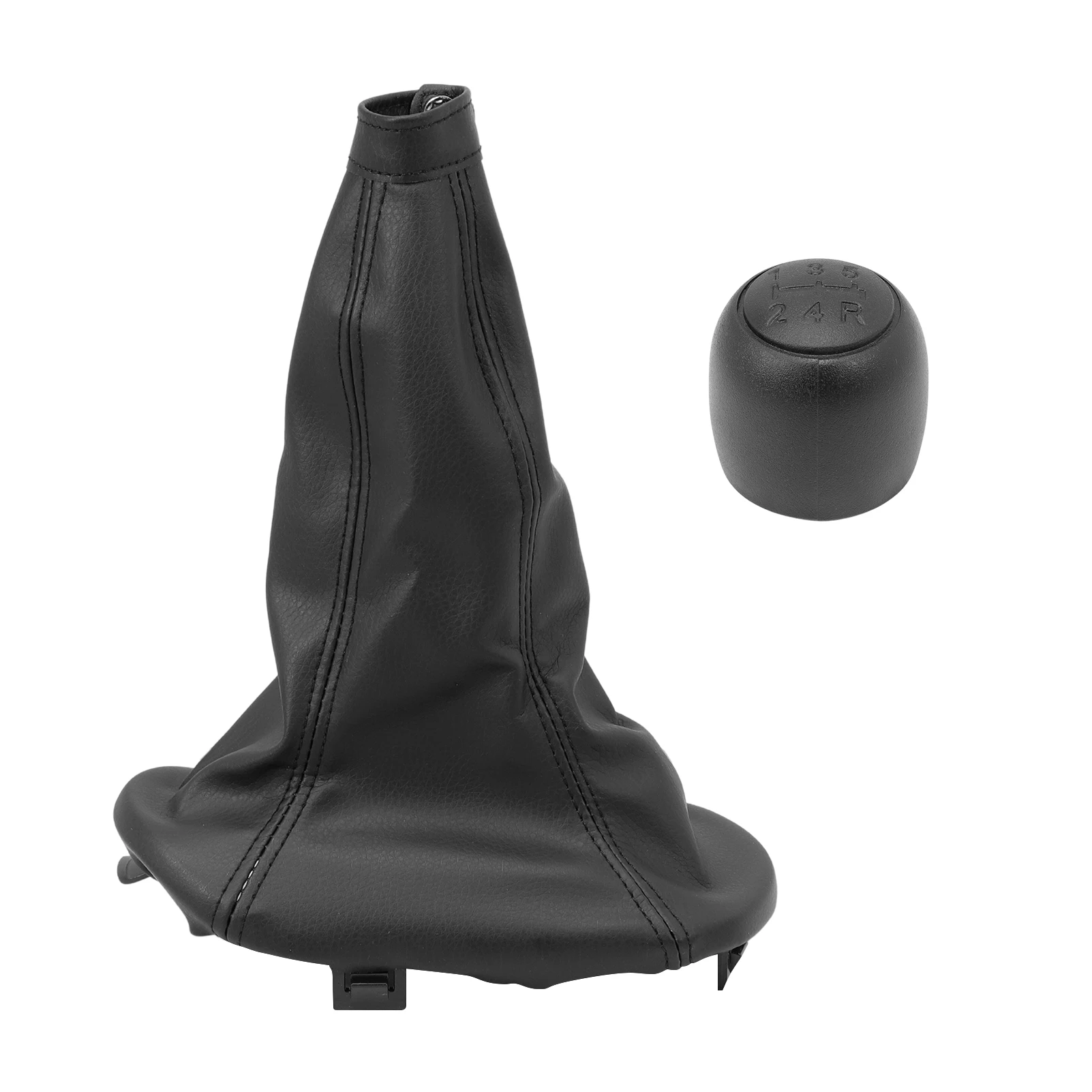 Schaltknauf und Gamasche, kompatibel mit Fiat 600 Seicento 1998–2010 735249804 mit Sicherungsring – Detail 1
