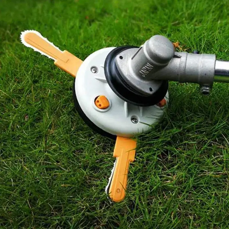 Dual-Use Hay Mower Head Mower Blade Nylon Weeder Work Head Blade Trimmer Heads Grass Brush Cutter Garden Accessories