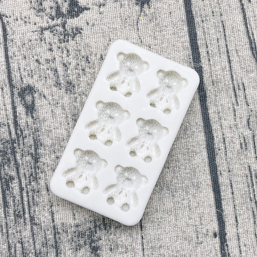 Bär Silikon Sugar Mold Harz Werkzeuge Cupcake Backform Fondant Kuchen Dekorieren Werkzeuge – Detail 13