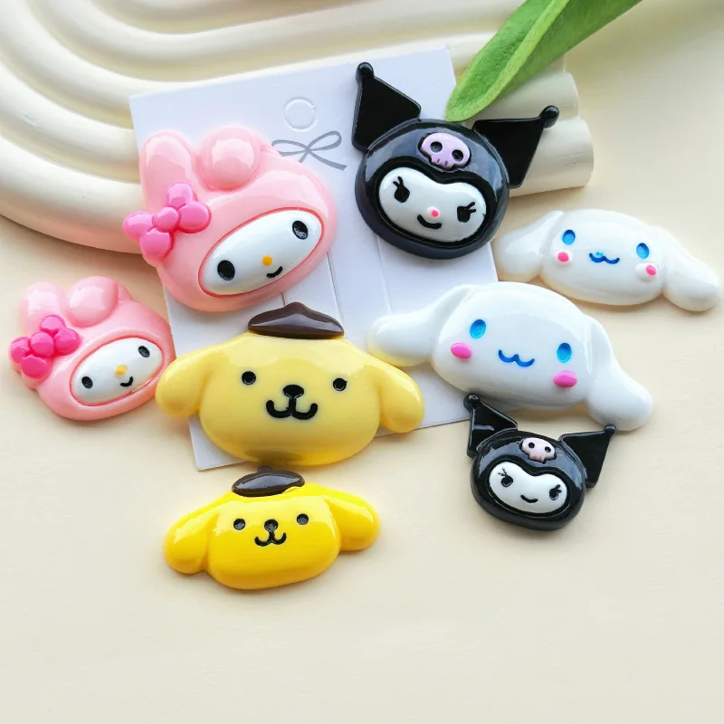 

5 шт. miniso аниме sanrio kuromi мультфильм женский для рукоделия искусственные материалы