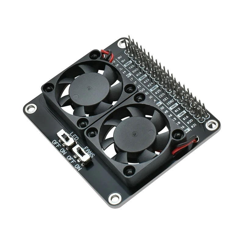 Scheda Di Espansione GPIO Con Ventola Di Raffreddamento LED Fredda Per Raspberry Pi 4B/3B+/3B