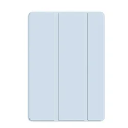 Sleek Tri - Fold PU Leather Tablet Stand Case with Soft TPU Back for OPPO Pad SE 11 inch (Sky blue)