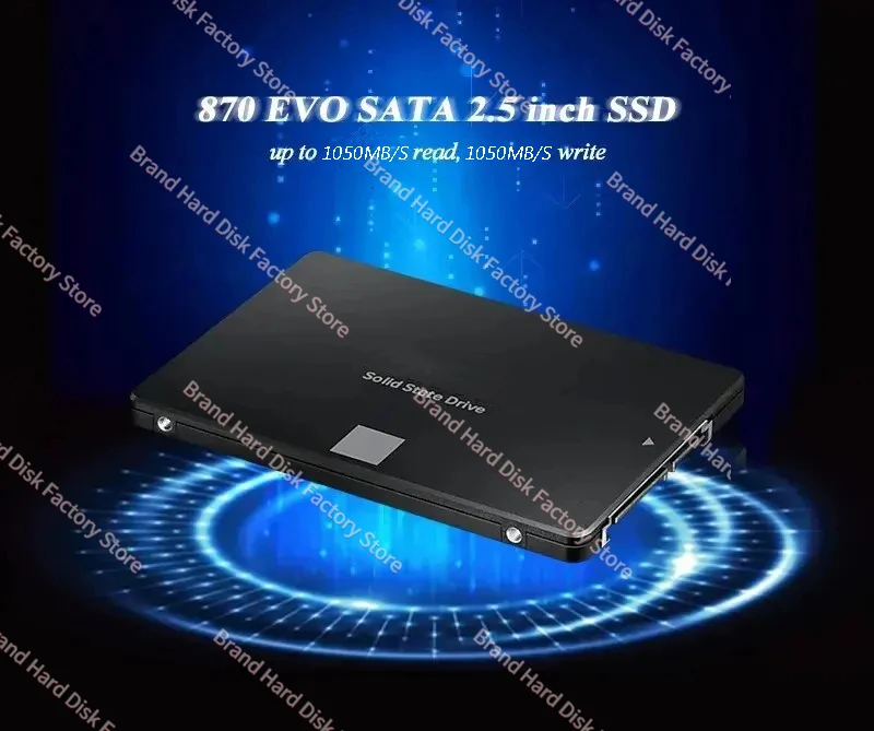 2024 내장 솔리드 스테이트 드라이브 하드 디스크, 노트북 데스크탑 PC PS4 PS5 용 SSD 870 EVO 8TB 4TB 2TB 1TB SATA 3.0 MLC 2.5 인치, 신제품