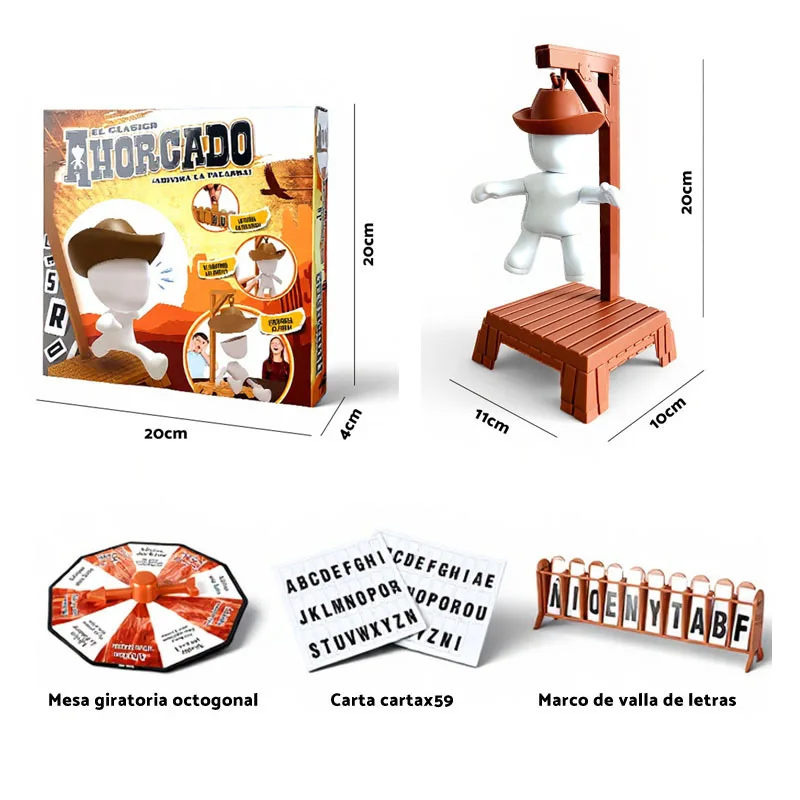 Gioco Da Tavolo Magnetico Hangman – Gioco Di Parole Misteriose, Interattivo Per Bambini E Adulti, Portatile