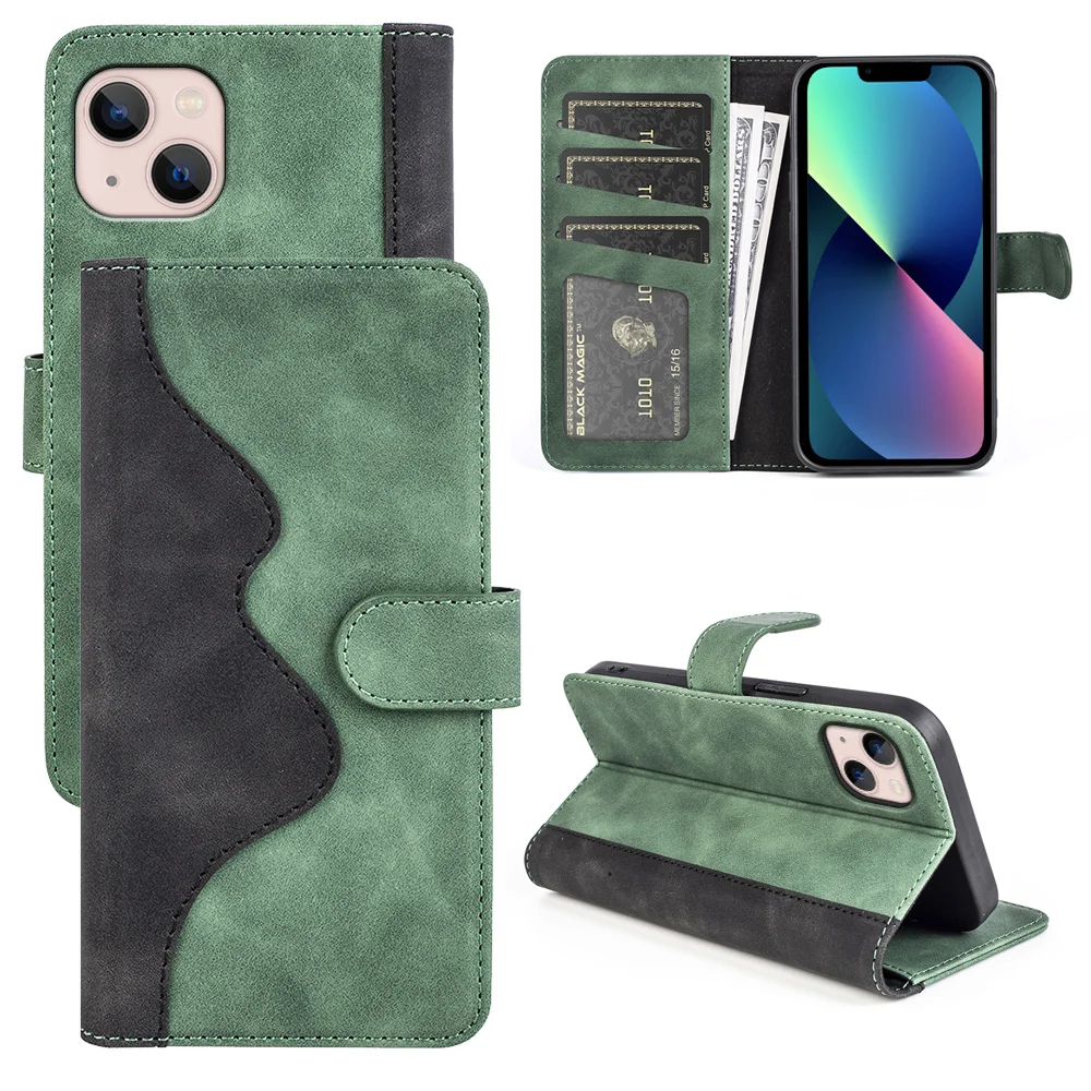 Leather Cases Hill Color Multi Flip Case For Oppo A93 Ace 2 A72 A52 A92 A92S A53 2020 A32 2020 F17 A73 F17 Card Plain Cover