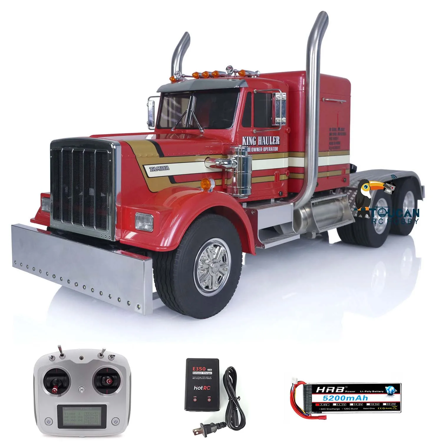 1/14 King Haulere RC Tractor Truck 6x4 for TAMIYAA 56301 RTR Metal