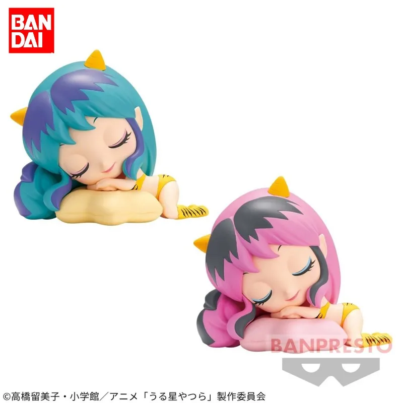 

Bandai Original Urusei Yatsura Anime Figure 8Cm Sleeping Lamu Action Figure Toys For Kids Gift Collectible Model Ornaments