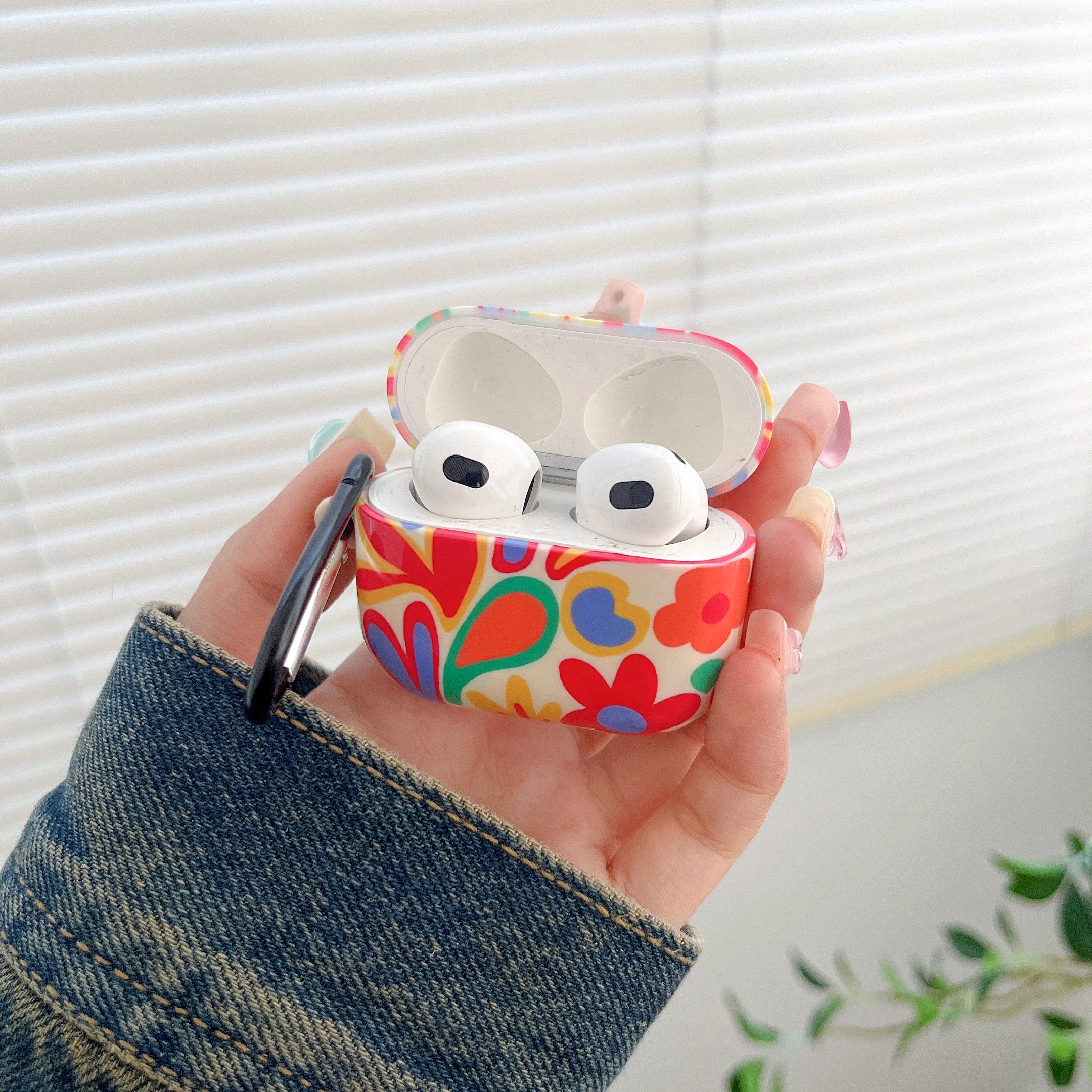 Colorful Flowers Case for AirPods