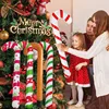 2/4/6Pc Christmas Inflatable Candy Canes Stick Balloons New Year Christmas Holiday Decorations Candy Canes Toy for Outdoor Party 5