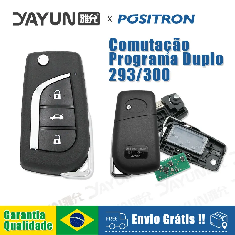 Yayun Modified Knife Key Toyota Ty03 Positron Flex Alarm Buttons New