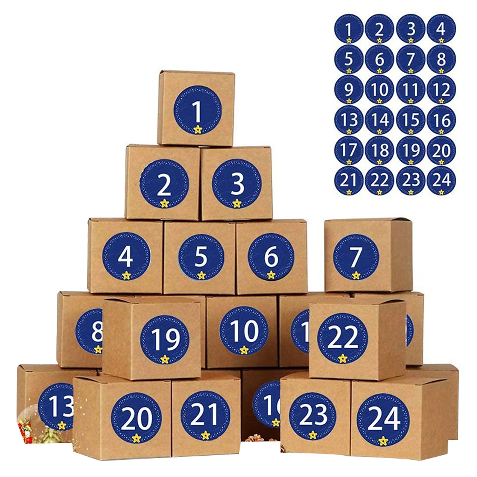 Empty Advent Calendar Box - Advent Calendar Boxes To Fill - 24 Advent Gift  Boxes - Advent Calendars Countdown To Christmas Fill - Advent Calendars -  AliExpress