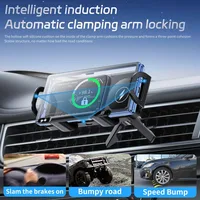 Dual Coil Fold Screen Car Fast Wireless Charger Stand For Samsung Galaxy Z Fold 7 6 5 4 S24 Ultra Xiaomi iPhone 16 15 14 Pro Max - Image 2