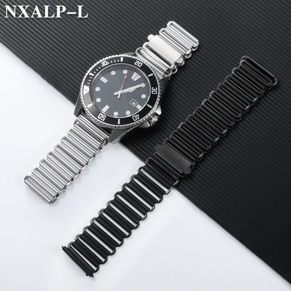 Premium Stainless Steel Quick Release Watch Strap - High Quality Metal Bonklip Bracelet Accessories