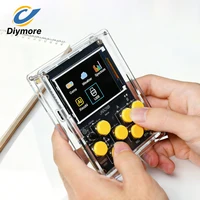 Kit de bricolage portable Console de jeu avec dialogue vocal Xiaozhi AI intégré 25 jeux classiques horloge météo spectre musical électronique 1