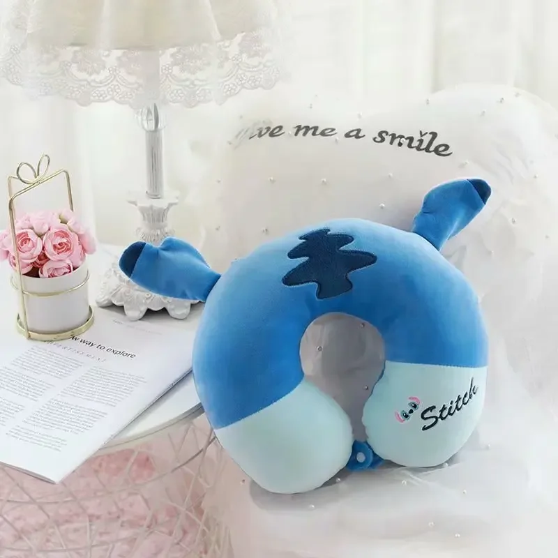 Disney Mickey Minnie Mouse Cartoon U-shaped Neck Pillow Office Lunch Break Portable Pillow Men and Women Boy Girl Birthday Gifts 6