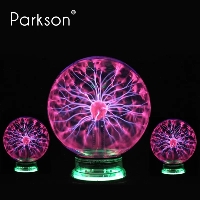 3/4/5/6/8 inch Novelty Magic Plasma Touch Sensitive Lamp Child Holiday Gift Indoor Desktop Decoration Glass Ball Night Lights 2