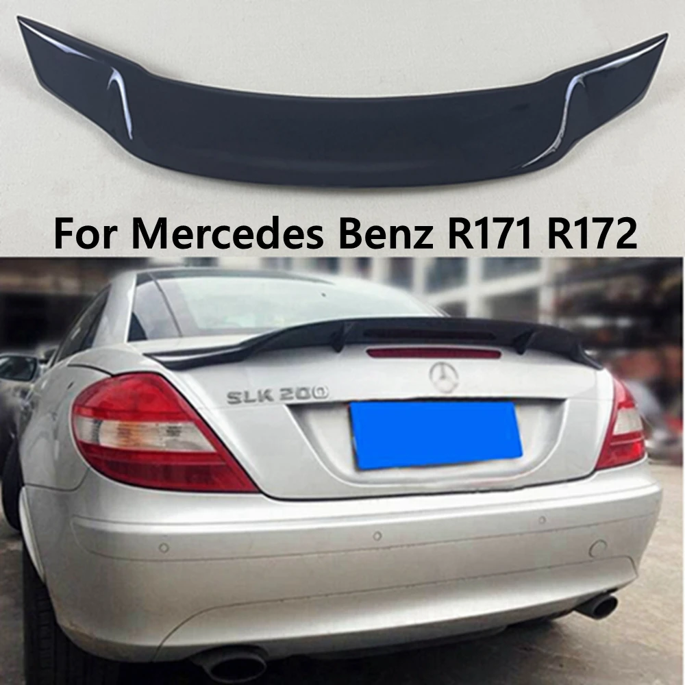 Per Mercedes Benz Slk Classe R171 2004 - 2010 Slk200 Slk280 Slk300 Slk350 R171 R172 Spoiler Posteriore In Fibra Di Carbonio R Style