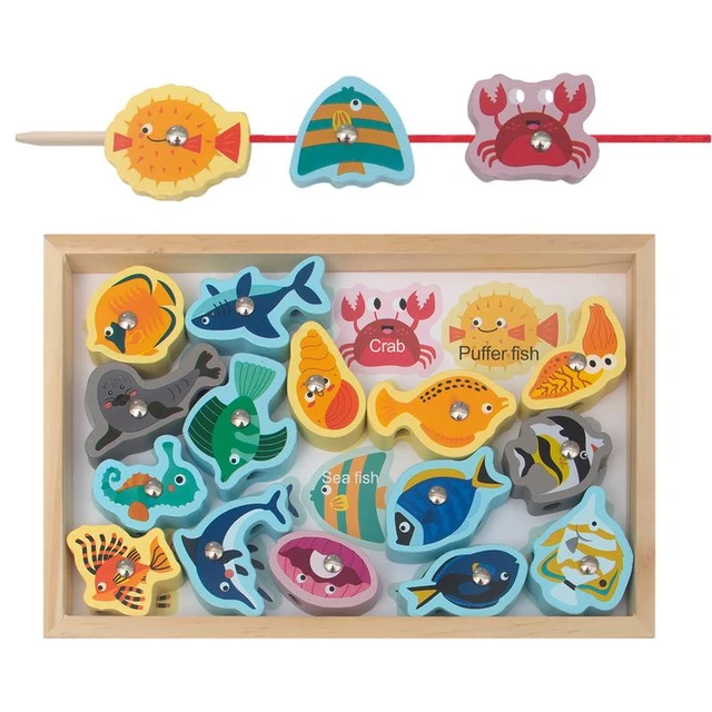 Fishing Educational Toys Child-Friendly 2-in-1 Fishing Game For Kids  Toddler Fishing Game Children's Magnetic Fishing Toys Gift - AliExpress