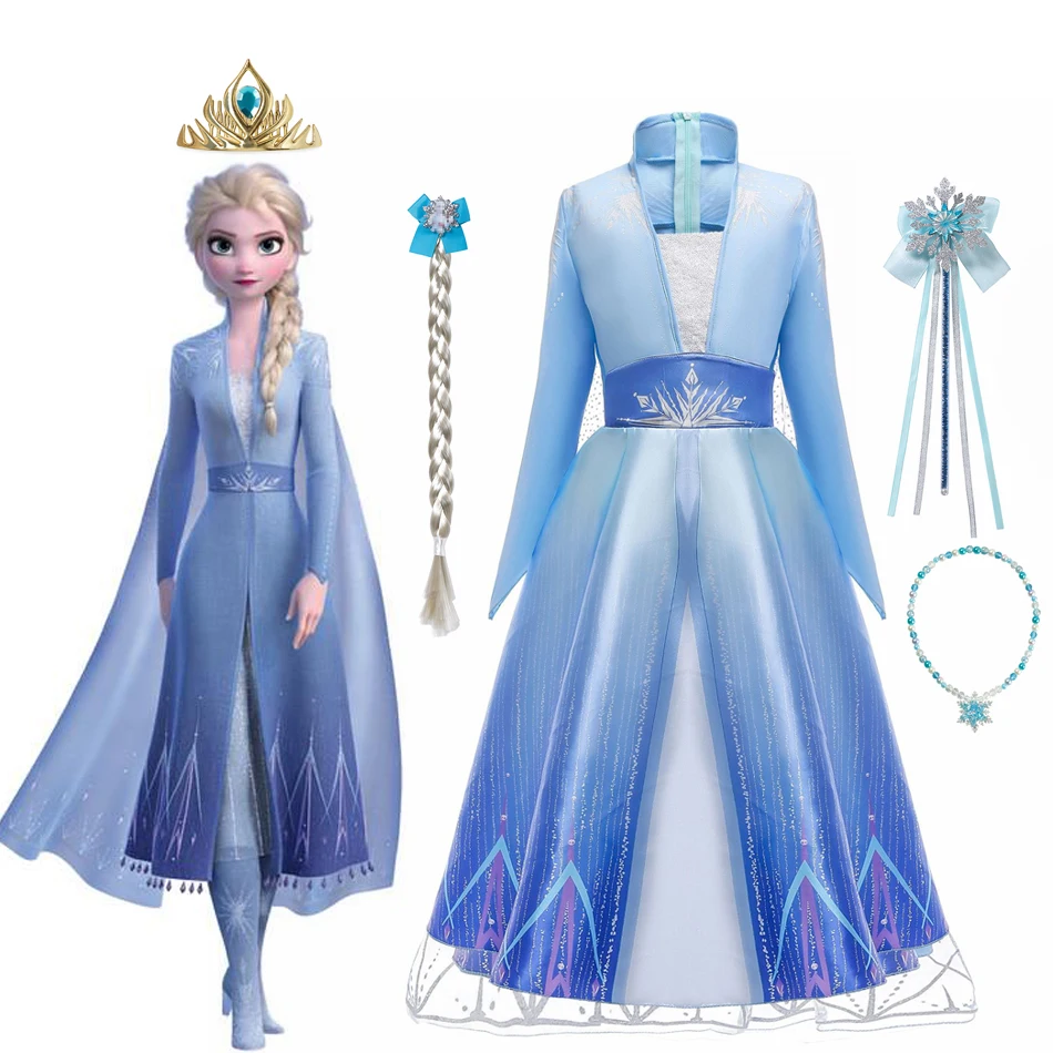 Rubie's - Frozen 2-Elsa Travel Dress Classic Sky Blue | Buy at Best Price  from Mumzworld