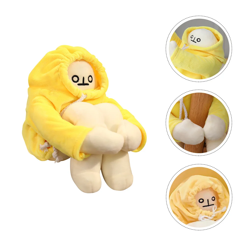 

Banana Gifts Plush Toy Funny Stuffed Decompression Pp Cotton Novelty for Birthday Toddler Man