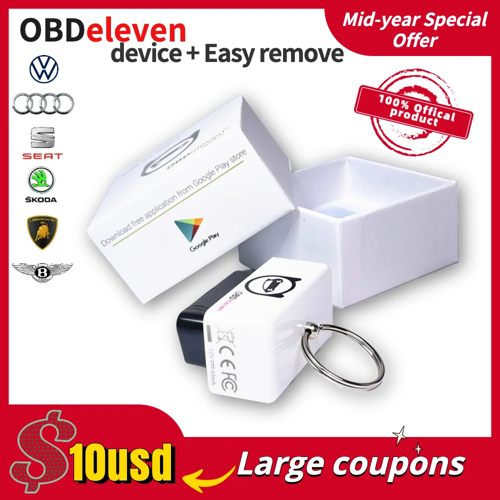 OBDeleven Official Authentic Multifunctional Mini Diagnostic Tool OBDeleven Pro For Android Volkswagen Audi Seat Škoda etc. car battery drain tester