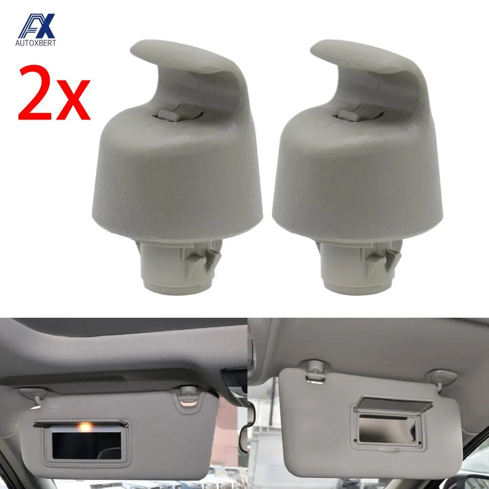2 Sun Visor Retainer Clip Holder For Nissan Altima Rogue Infiniti