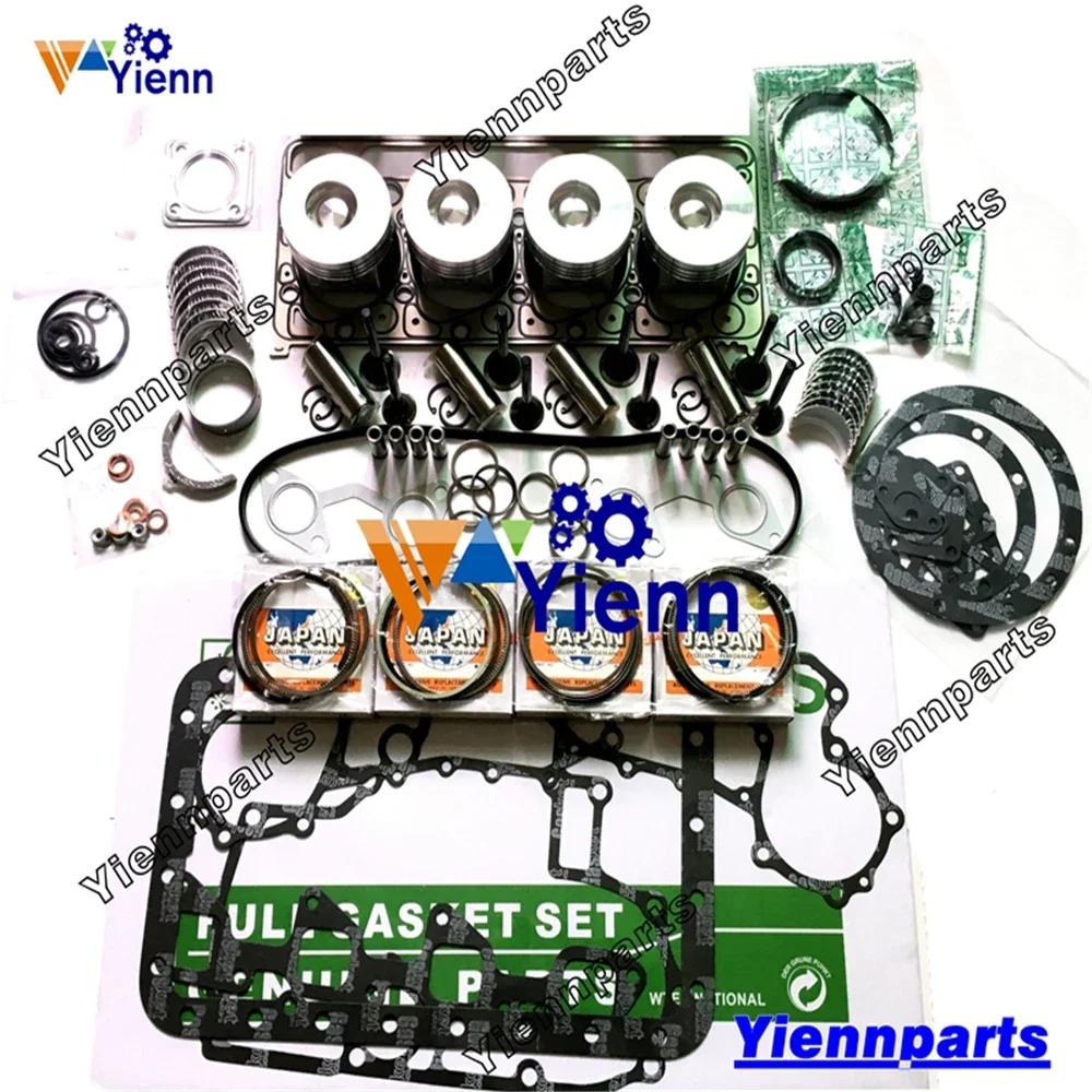 

V1903 V1903E Engine Overhaul Rebuild Kit For KUBOTA Diesel Engine Repair Spare Parts Tractor L3710 Loader Bobcat 751 231 743 225
