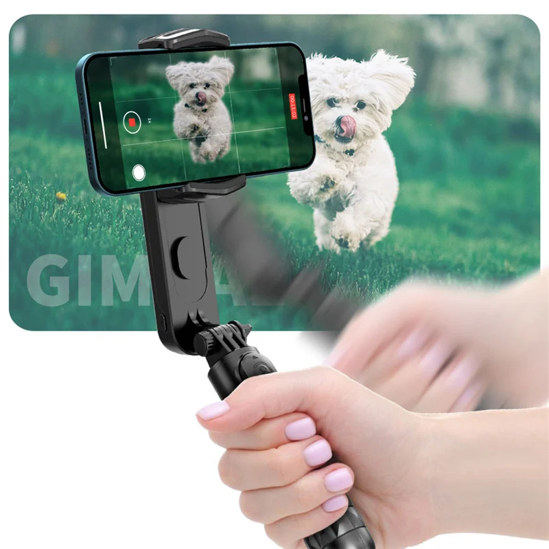Handheld Gimbal Stabilizer Selfie Stick with Tripod