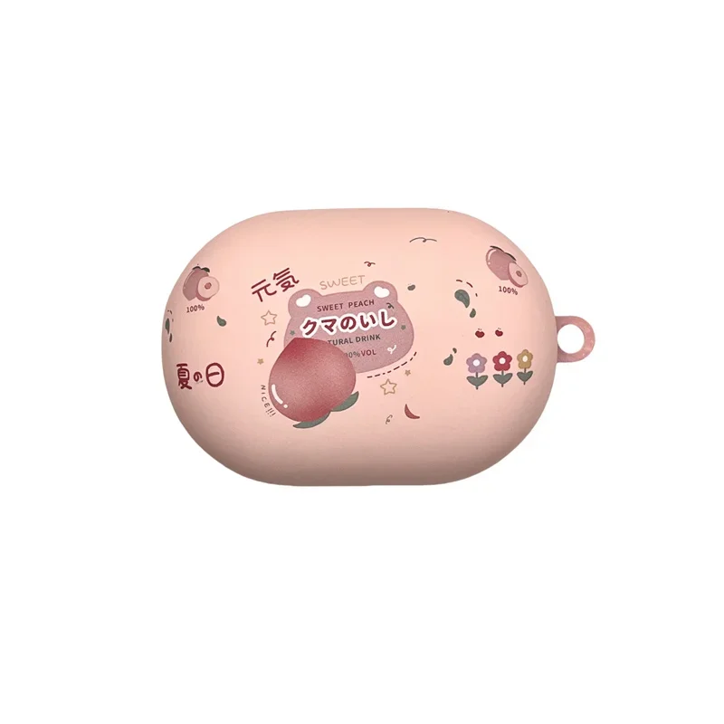 Stylish Ear Buds Case with Carabiner Clip - Cute Design Headphone Cover