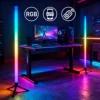 Lampada da terra a LED RGB per atmosfera da gioco, app per telecomando e-sport, tavolo da scrivania per PC, camera da letto, soggiorno, corridoio, luce colorata 1