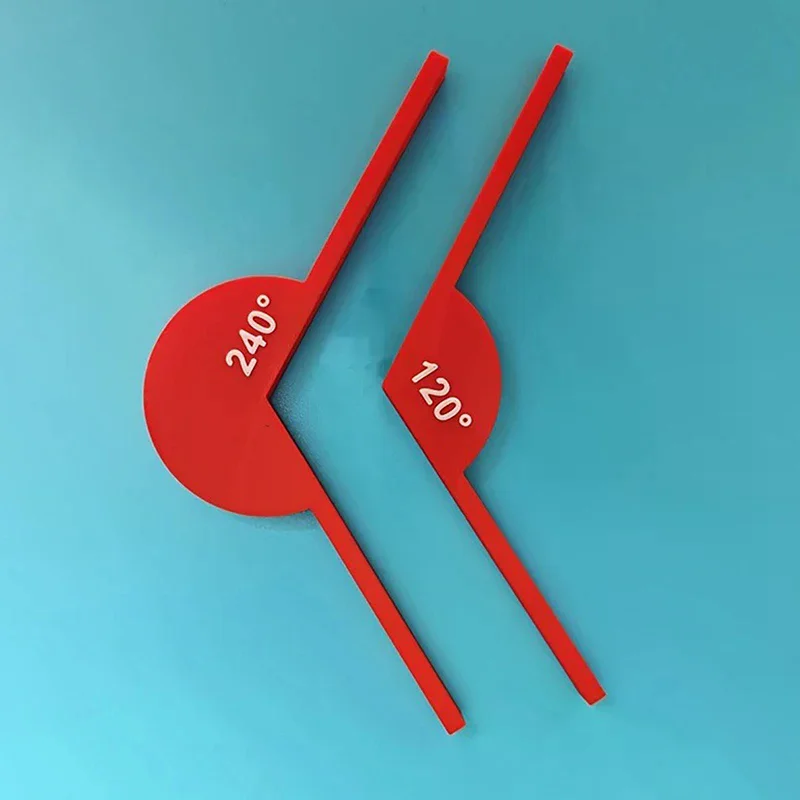 수학 교육 보조 도구 각도 측정 기구 기하학적 각도 표시 도구
