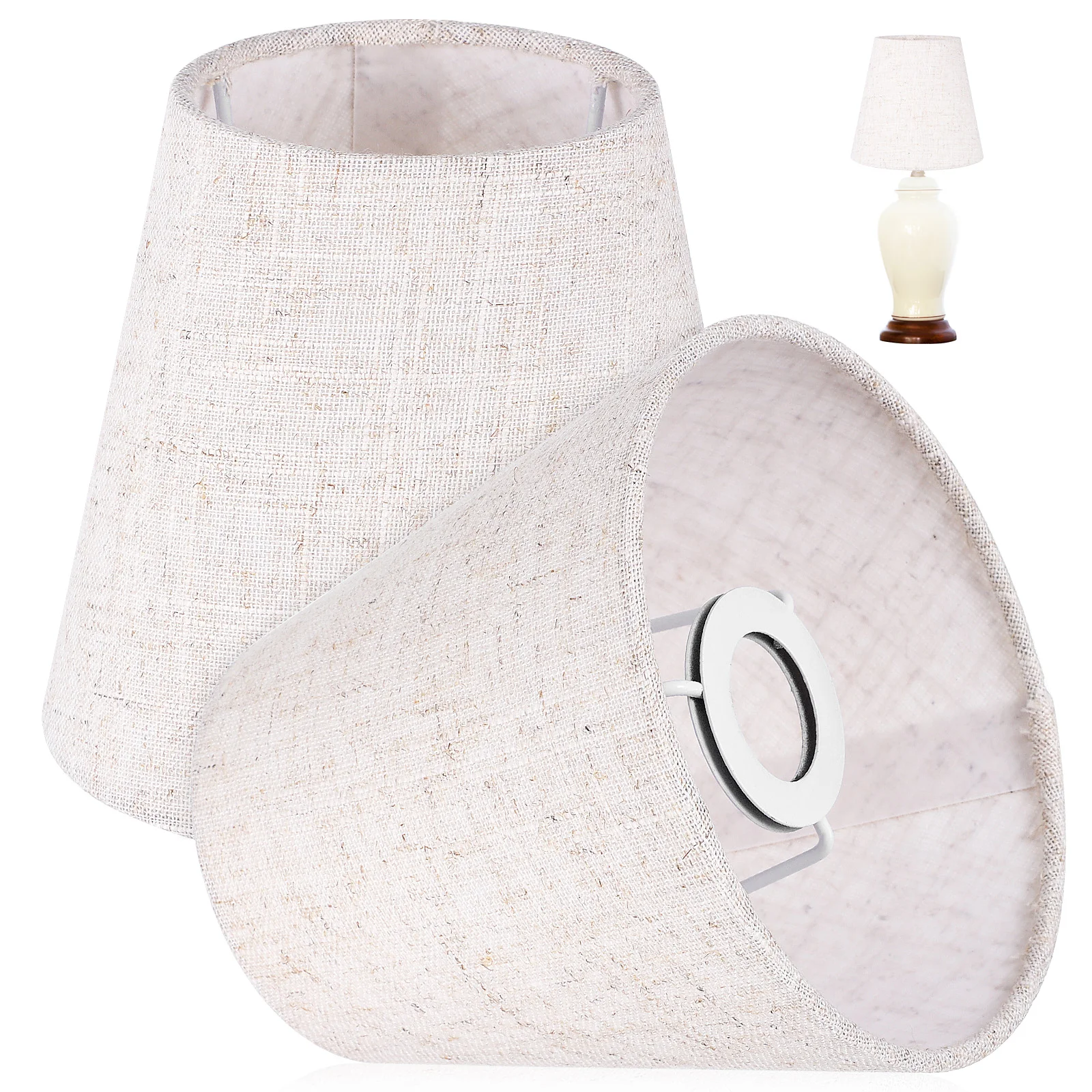 

14x13cm Vintage Fabric Lamp Shades Lampshade Ceiling Lamp Table Lamp Cover Replacement Shade For Table Chandelier Wall Lamp