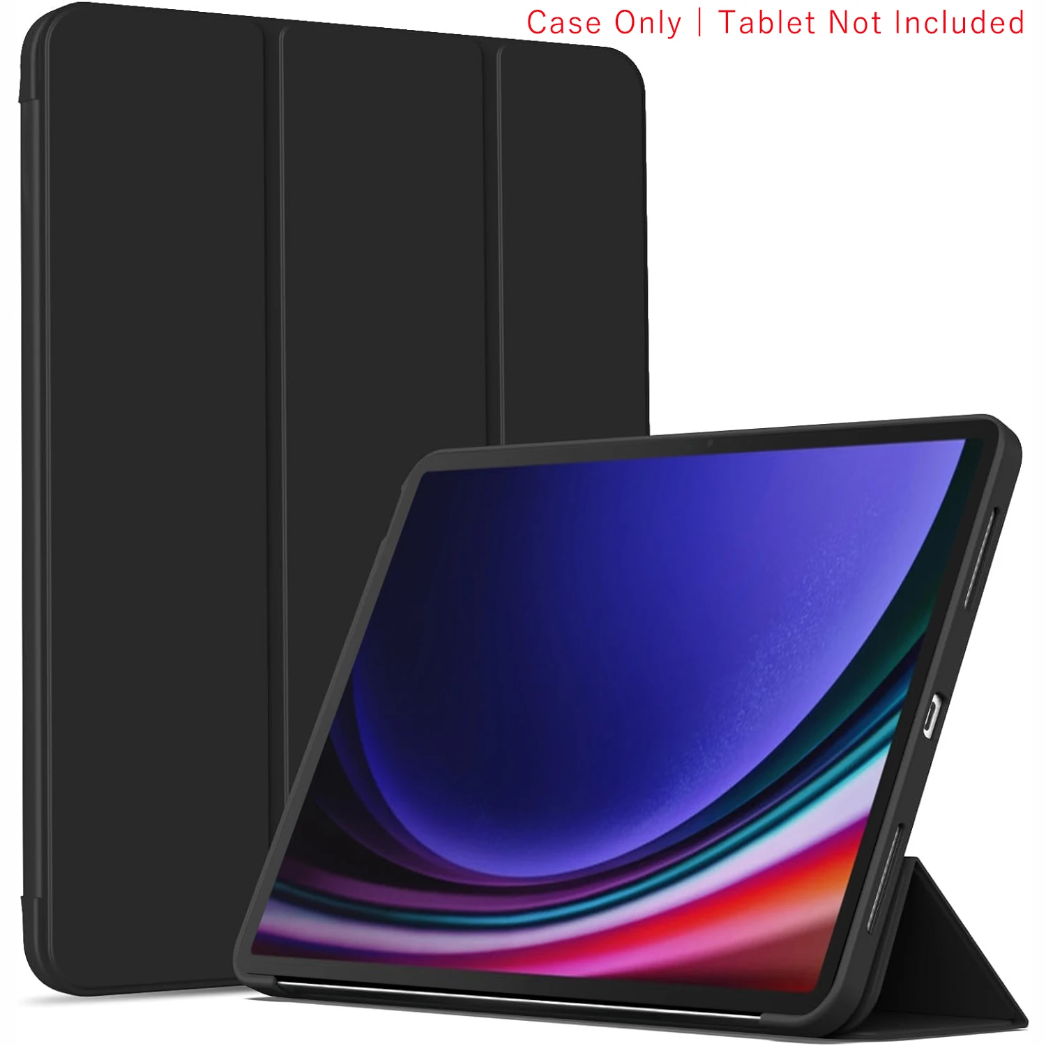 Tri-fold Flip Case Magnetic Stand PU Leather Protective Tablet Cover