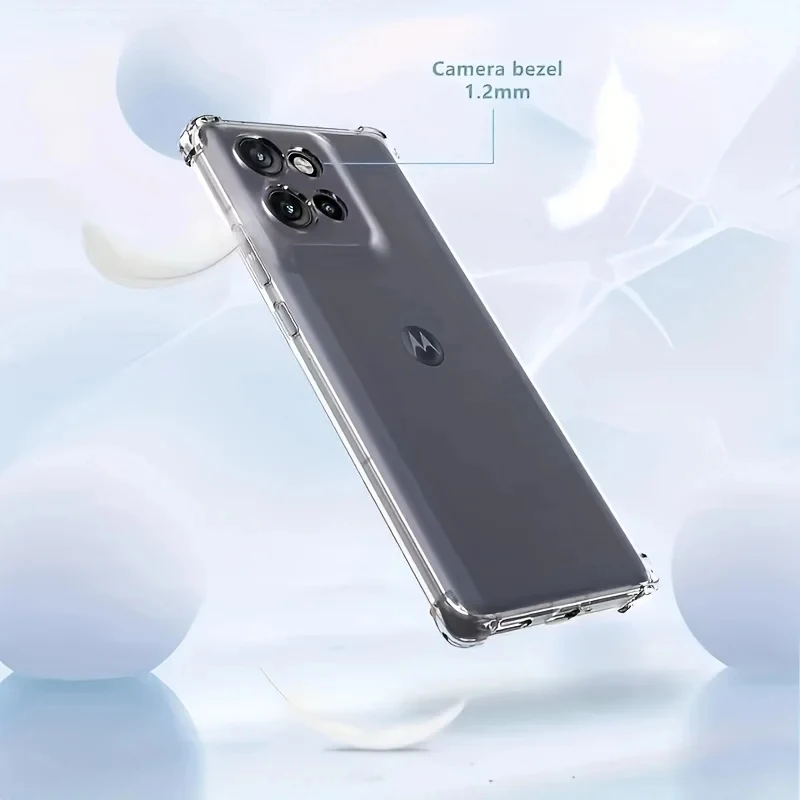 Transparent Soft Silicone Back Cover - Clear Phone Case Coque Capa
