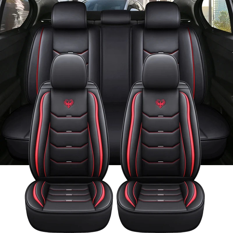 

Universal Leather Car Seat Cover For Peugeot All Model 4008 RCZ 308 508 301 3008 206 307 2008 Car Accessories 5 Seats Protector