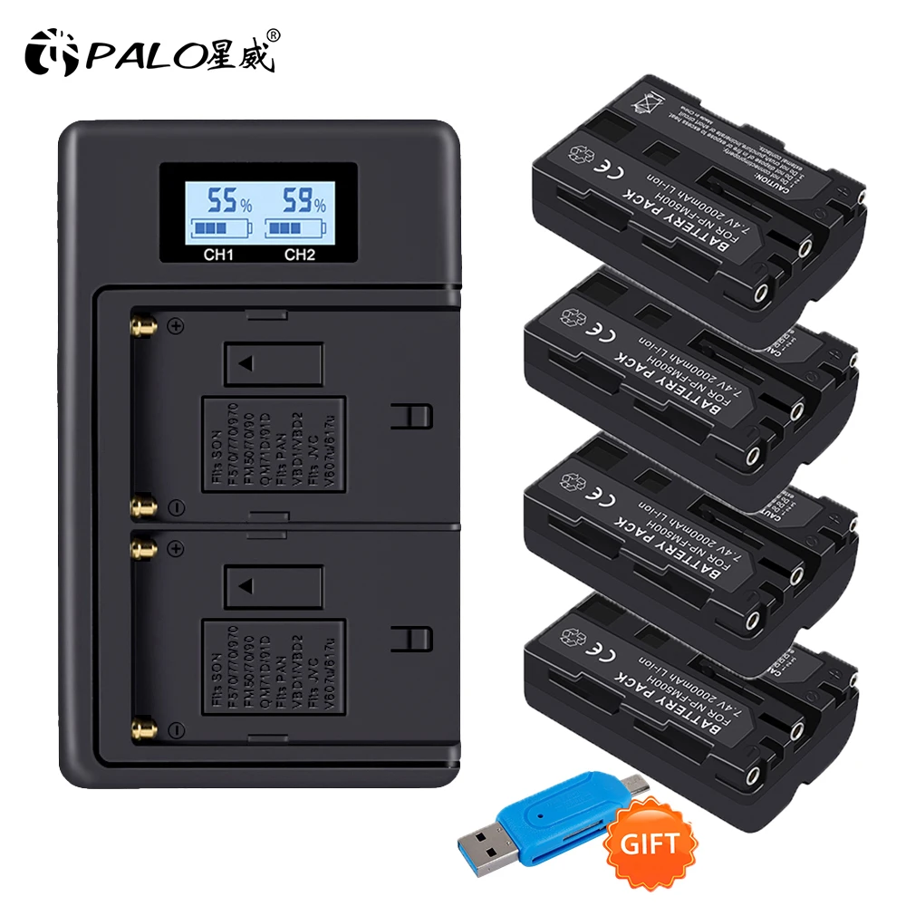 Np-Fm500H Np Fm500H Npfm500H Batterie Per Foto/Videocamera Per Sony A57 A58 A65 A77 A99 A550 A560 A580 Batteria L50 Slt-A68 Ila77 Slt-A77 Ii